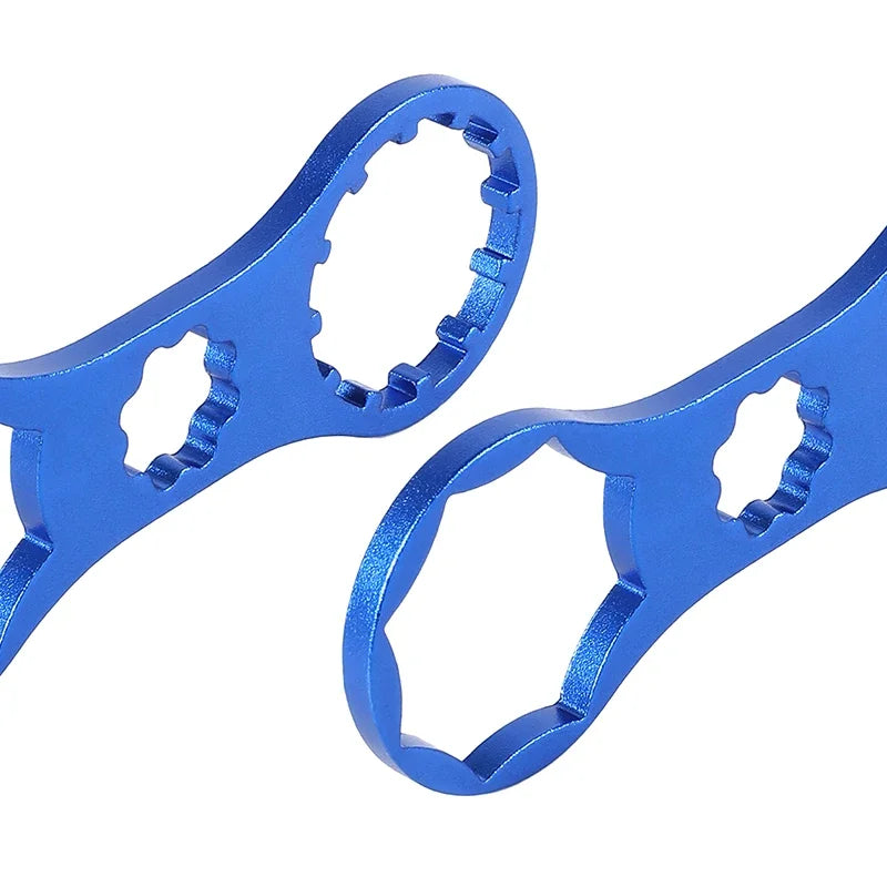 Multifunction MTB Bike Front Fork Install Disassembly Tools Bicycle Front Fork Cap Wrench for XCR/XCT/XCM Bicycle Repair Tool