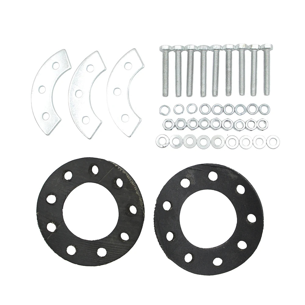 44T Rear Drive Sprocket Mount Pad Kit 415 Chain Fit 49cc 50cc 66cc 80cc Motorized Bicycle Engine Replacement Sprocket Set