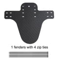 Bicycle Mountain Carbon Pattern Bike Mud Guard For Front Rear Wheel Mudguard Ultralight Cycling