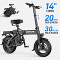 Electric Bike for Adults, 750W Peak Ebike, 40Miles 25MPH Electric Mountain Bike, 24''/26" Adult Electric Bicycle with 36V Battery, 21 Speed, Full Suspension, UL 2849 Certified