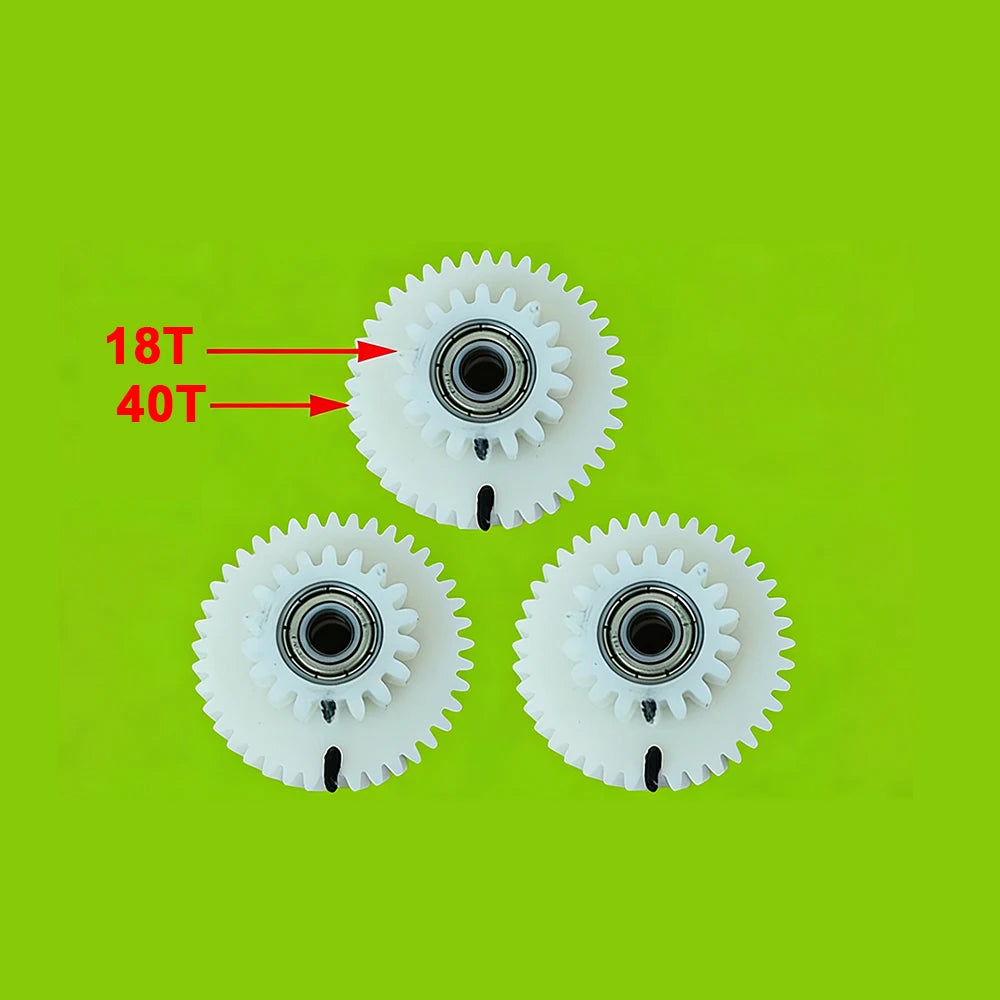 3pcs Nylon Gear Set 40T and 18T for AKM 95RX E-Bike Motor Replacement Repair Parts Electric Bike Conversion Kit