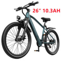Electric Mountain E Bike, 26" 24" Electric Motorcycle 1000W Peak 36V 10.3AH 13.3AH Battery Electric Ebike, 19.7MPH EBike For Adults, 36.9 Miles Range Electric Dirt Bike For Adults, Cheap Adults Electric Bicycle