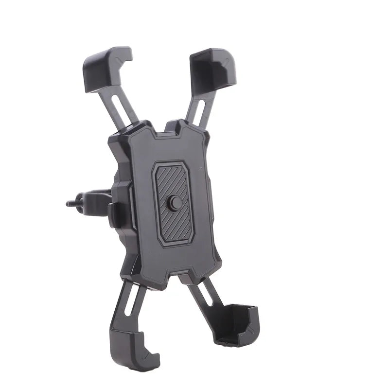 Bike Bicycle Mobile Phone Holder Stand Universal Scooter Motorcycle Motorbike Rearview Mirror Shock-absorbing Cellphone Mount