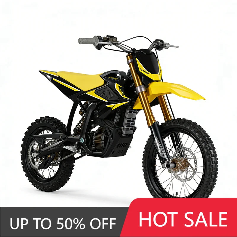 TTY TTY electric off-road motorcycle, high torque all-terrain mountain bike, silent and environmentally friendly lithium battery
