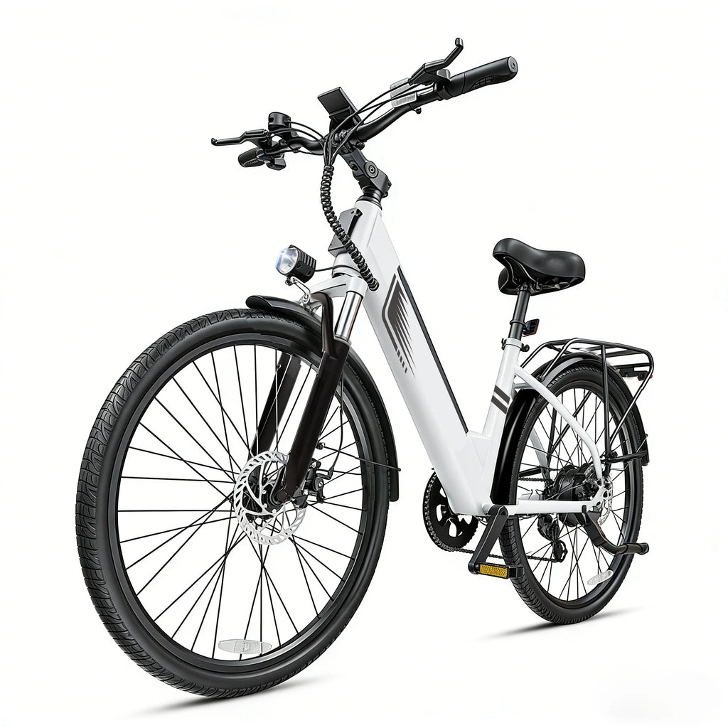 【1 Year Warranty】DYU C7 Electric Bicycle Peak 1000W Motor 480WH Lithium Battery Electric Bike 26 Inch city E bike，UL2849