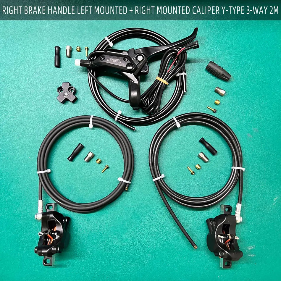 NFOX GT03 Electric Tricycle Dual Hydraulic Brake Riding Accessories GT07N Brake Handle Caliper Fixing Device System Accessories