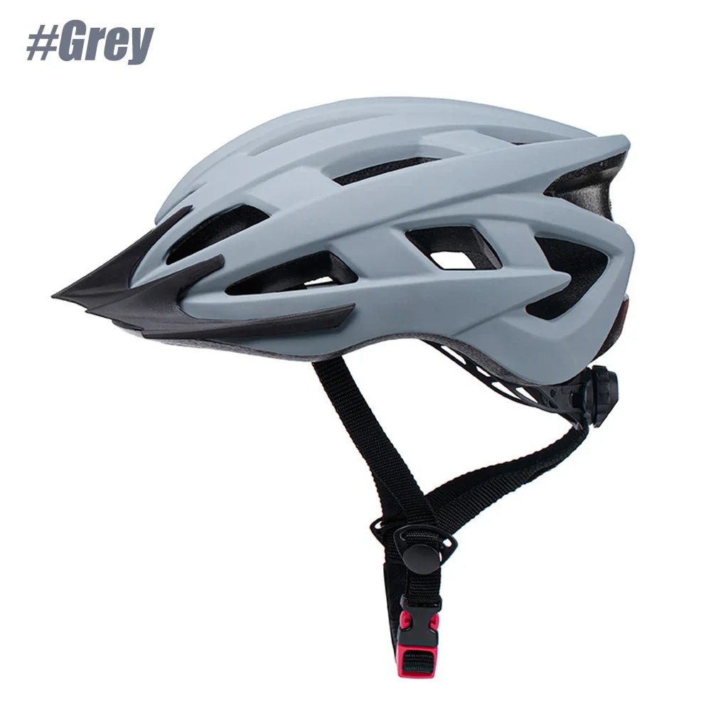 Bike Helmet for Adult Men Women with Suggested Fit 58-62cm, Lightweight with Adjustable Side and Chin Strap, Bike Accessories