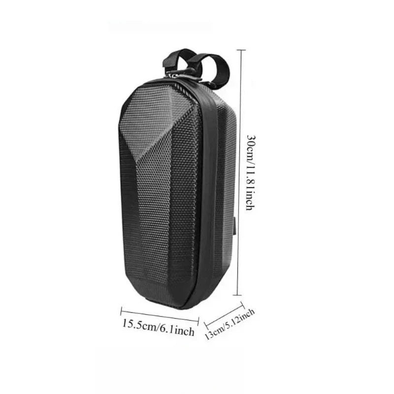 Scooter Bicycle Bag Big Skateboard Waterproof Hard Bag Shell Front Bag Capacity for Electric Cycling Phone Storage Accessories