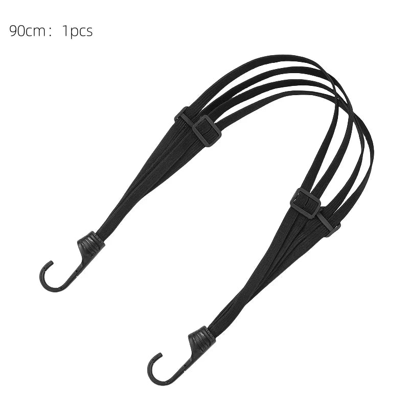 Motorcycle Helmet & Luggage Fixing Strap – High-Elasticity Adjustable Elastic Cord (60cm/90cm) for E-Bike & Bike