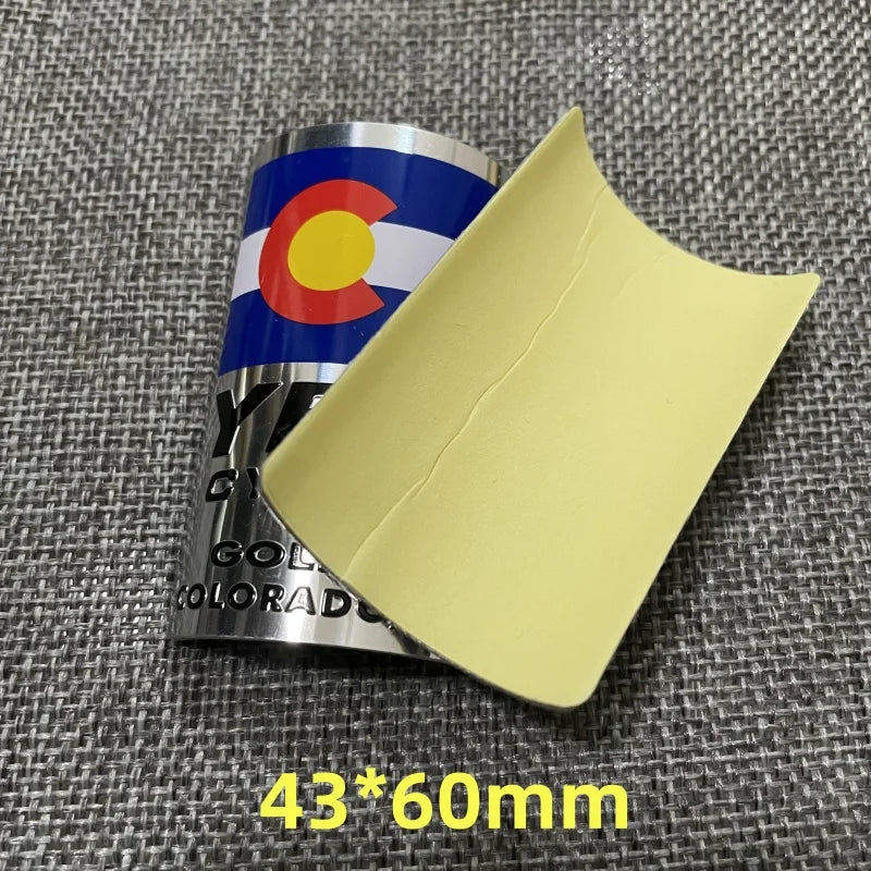 2x vintage classic Bike Head Badge Aluminum Decals Stickers For MTB BMX Folding Bicycle Frame Cycling Accessories emblem