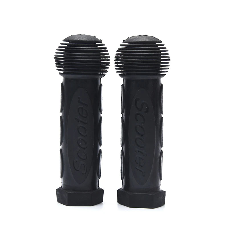 2Pcs Rubber Grip Handle Handlebar Grips Colorful Blue Red Anti-skid Child Children Kids Bike Bicycle Tricycle Skateboard Scooter
