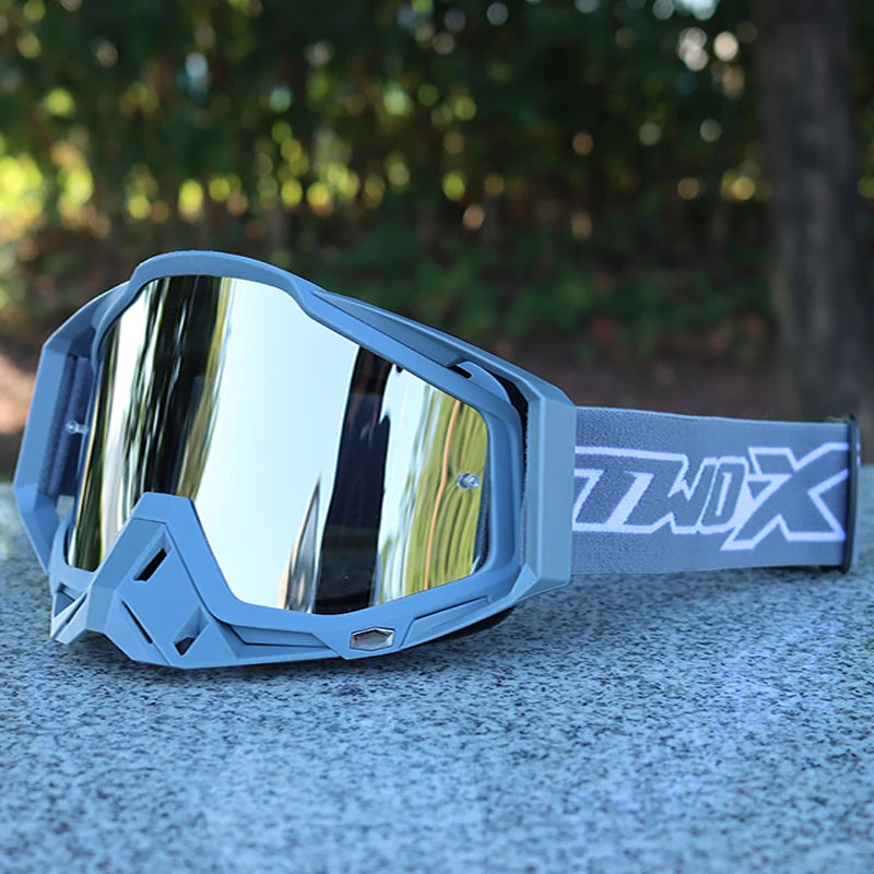 NEW Two-X Motorcycle Bike Goggles Motocross Racing ATV BMX MX Helmet Glasses Motorcross Off Road