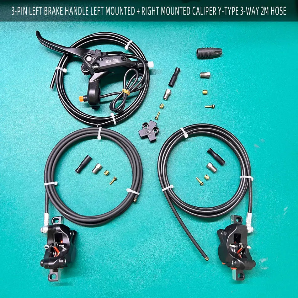 NFOX GT03 Electric Tricycle Dual Hydraulic Brake Riding Accessories GT07N Brake Handle Caliper Fixing Device System Accessories