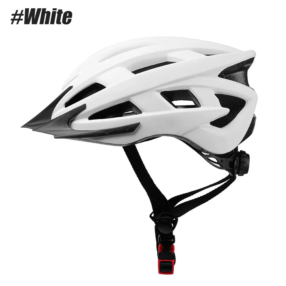 Bike Helmet for Adult Men Women with Suggested Fit 58-62cm, Lightweight with Adjustable Side and Chin Strap, Bike Accessories