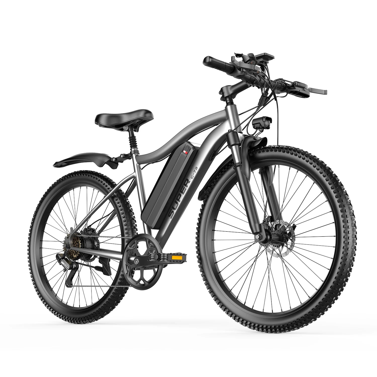 UPlee G73 Adults Electric Bike 740W Motor Electric Bicycle 48V 13AH removable battery e bike 26"Tire Mountain Electric Dirt Bike