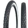 Balinge 1 Pack Beach Cruiser Tires 24 x 2.125 White Wall Bicycle tire 24 x 2.125 24 Tires for Bicycles，Bike tire 24 x 2.125，White Wall，Non-Slip
