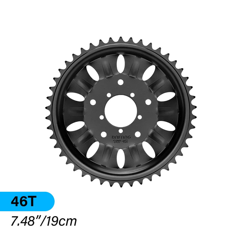 BAFANG Electric Bike Chainwheel BBS01B BBS02B BBSHD Mid Motor Chainring Sprocket 44T 46T 48T 52T EBike Conversion Accessories