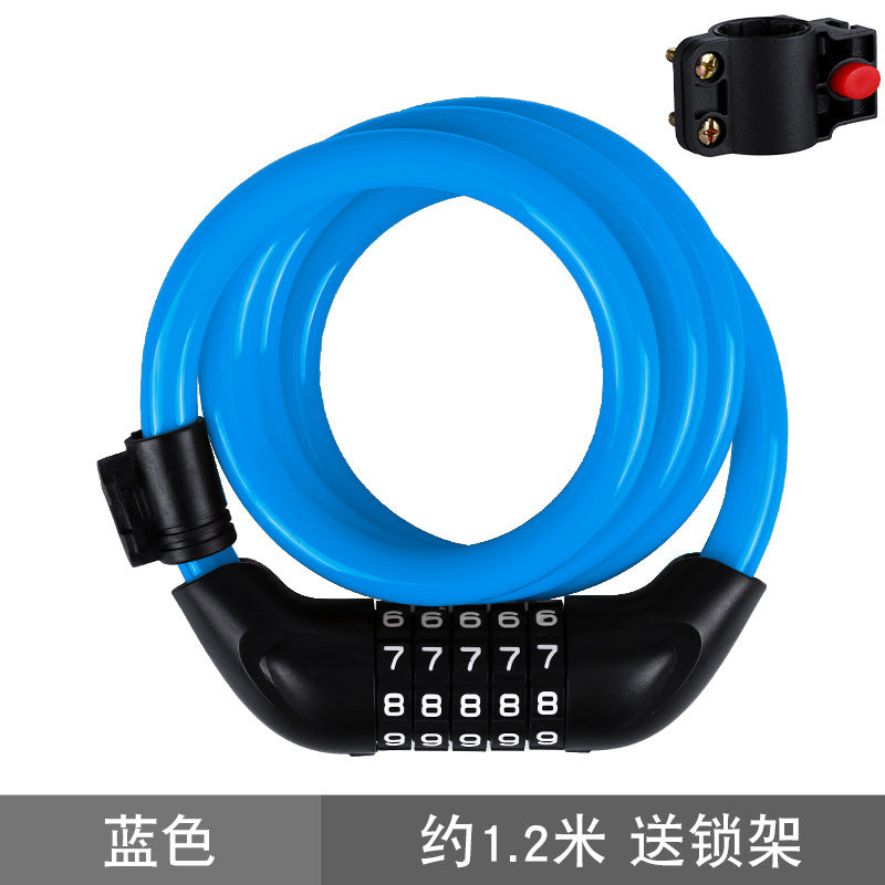 Colorful Combination Lock for Bicycles and Motorcycles