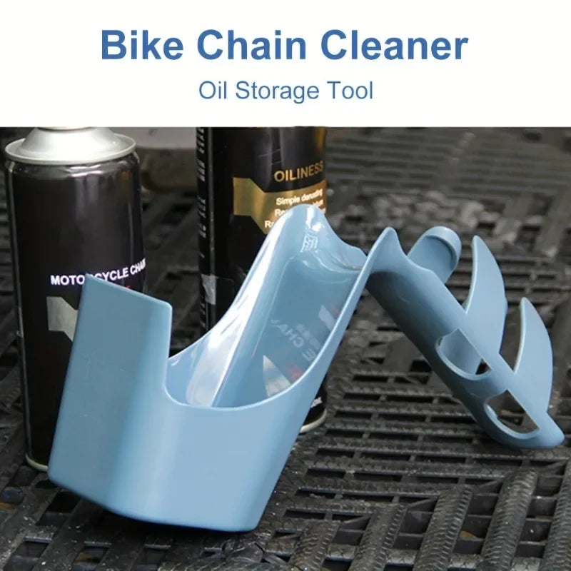 Motorcycle And Bicycle Oil Stain Storage Tool Box, Chain Cleaning Agent, Chain Oil Anti Splash Tool