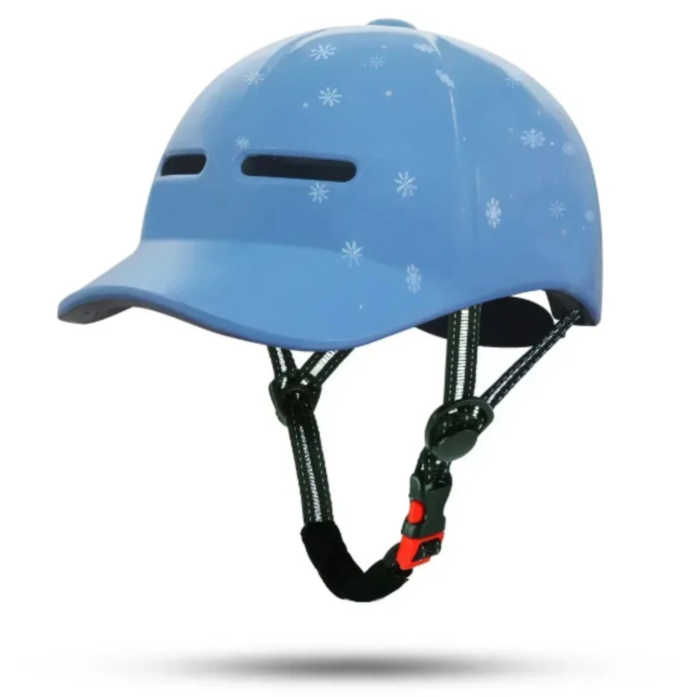 Ventilated Moto-Style Bike Helmet - Certification for E-Bicycle and Scooter & Urban Commuting