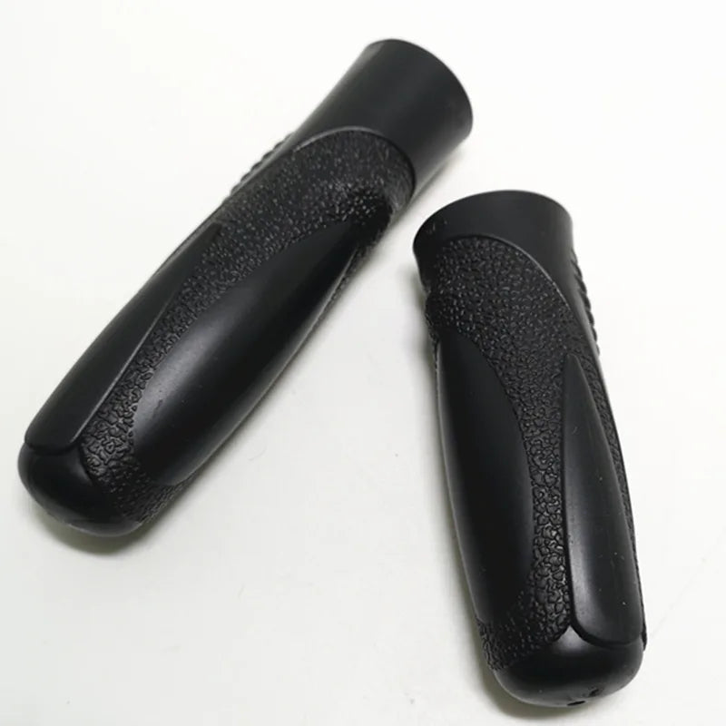 Q029 Bike Grips Retro Vintage Bike City Bicycle Grips Comfortable Classic Old Models Folding Non-slip Rubber Shock Absorbers