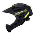 NEW LED Kids Full Face MTB Bike Helmet Balance Bike Sports Safety Kids Full Covered Helmets Downhill Scooter BMX Child 48-52CM