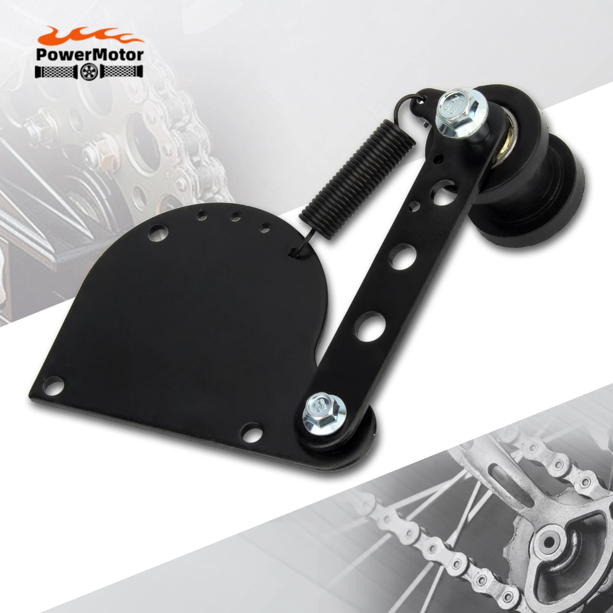 Fit 49cc 66cc 80cc 2 Stroke Engine Motorized Bicycle Spring Loaded Chain Tensioner Bicycle Bike High Power Racing Parts