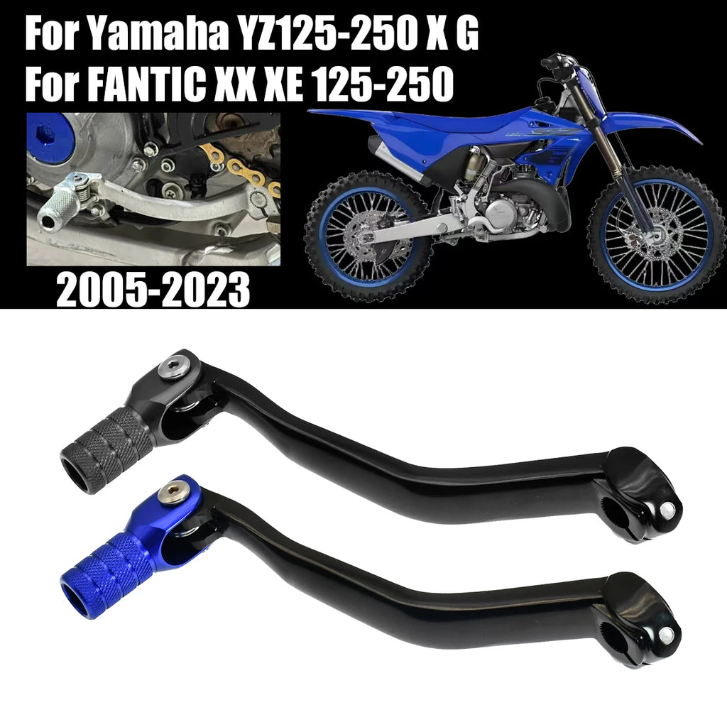 CNC Foldable Gear Shift Lever For Yamaha YZ 125 250 YZ125 YZ250 YZ125X YZ250X For FANTIC XX125 XX250 XE125 Dirt Bike Parts