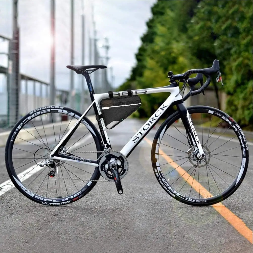 Bike Triangle Frame Bag - Bicycle Storage Bag Bike Accessories Road Mountain Cycling Saddle Pouch Bag Bicycle Accessories Bag