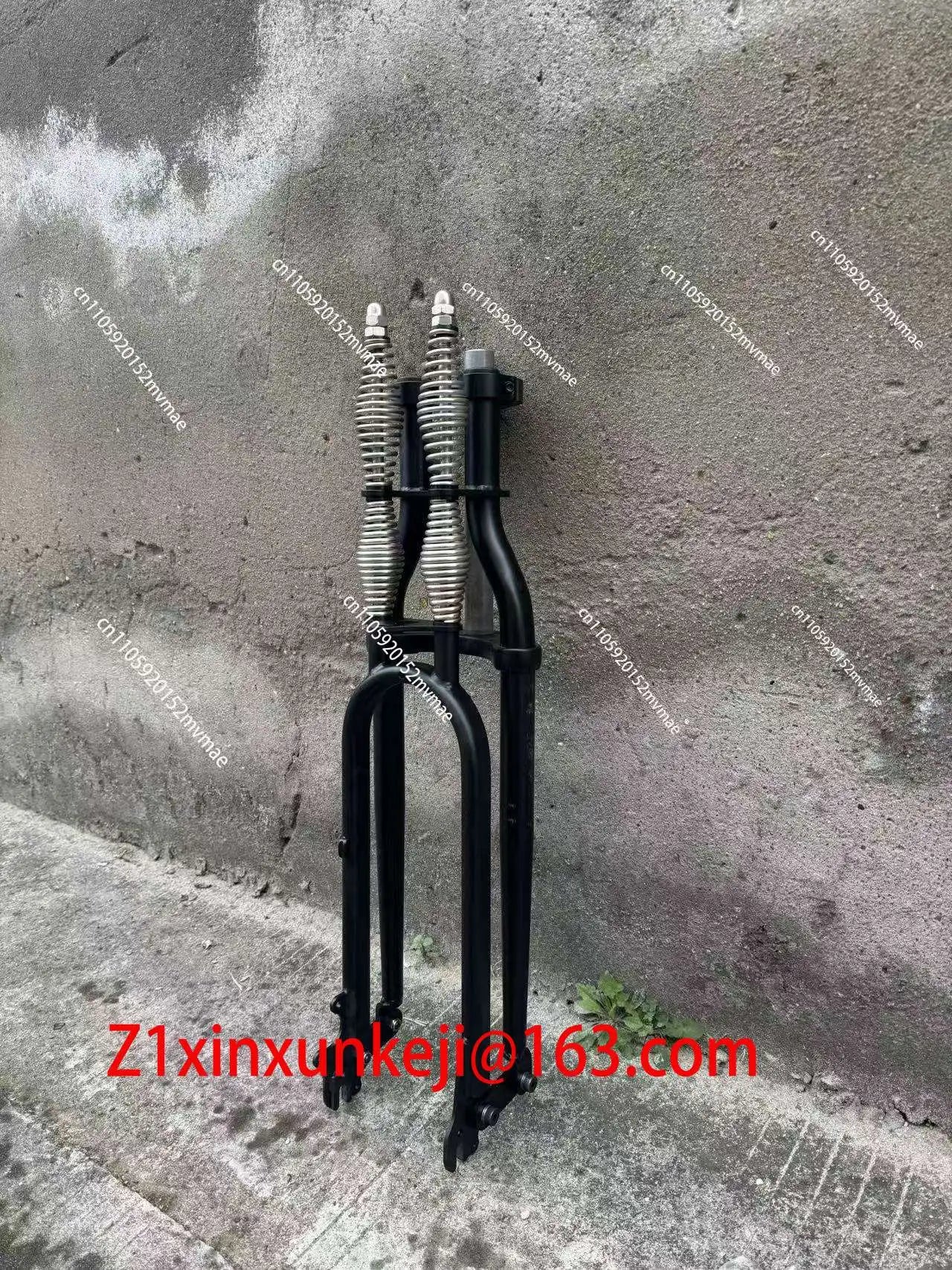 20/24/26/29 Inch Bicycle Front Fork, Low Rider Dual Spring Retro Disc Brake Accessories