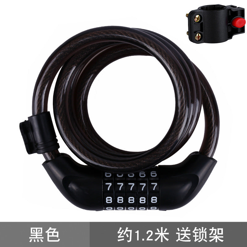 Colorful Combination Lock for Bicycles and Motorcycles