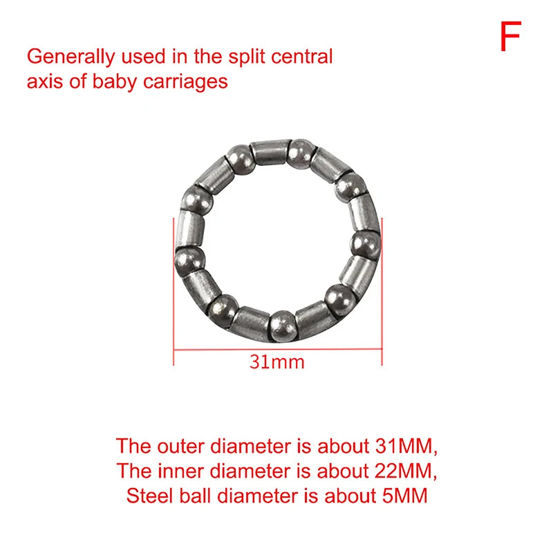 Bike Fork Headset Ball Bearing Bowl Sets Bicycle Handlebar Retainer Steel Lowrider Bikes Kids Bicycles Cycling Accessories
