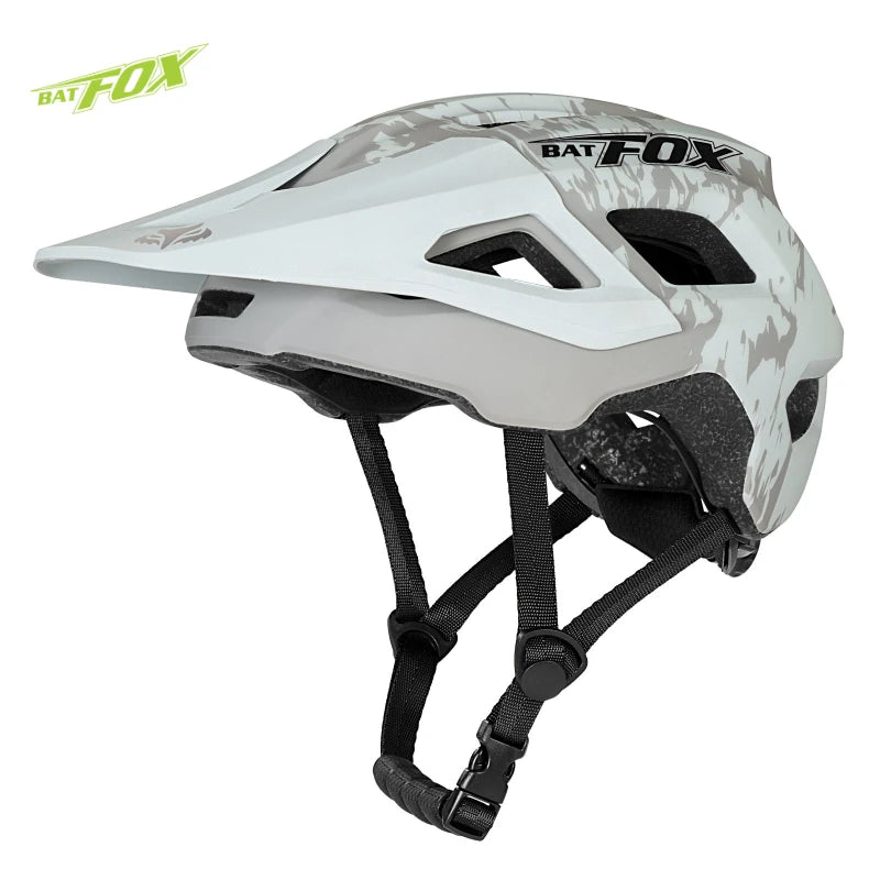 BATFOX Mountain Bike Helmet Can install a sports camera Electric Cycling Gear Safety Cap Men Women bat fox MTB Bicycle Helmets