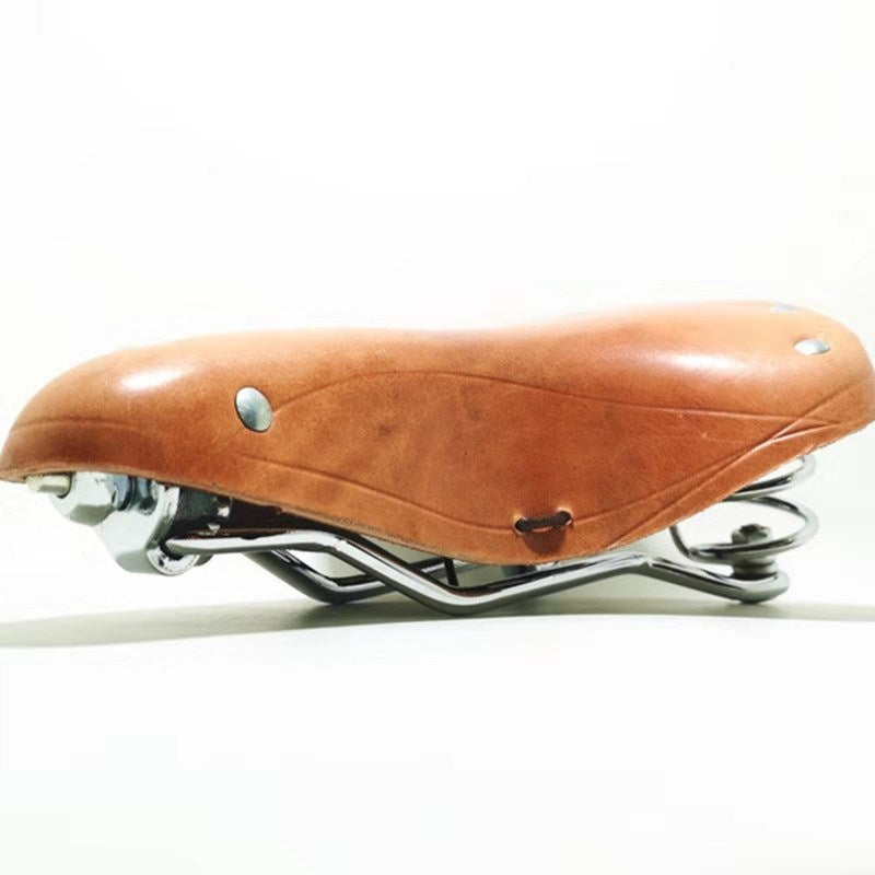 Cowhide Seat for Mountain Bicycle