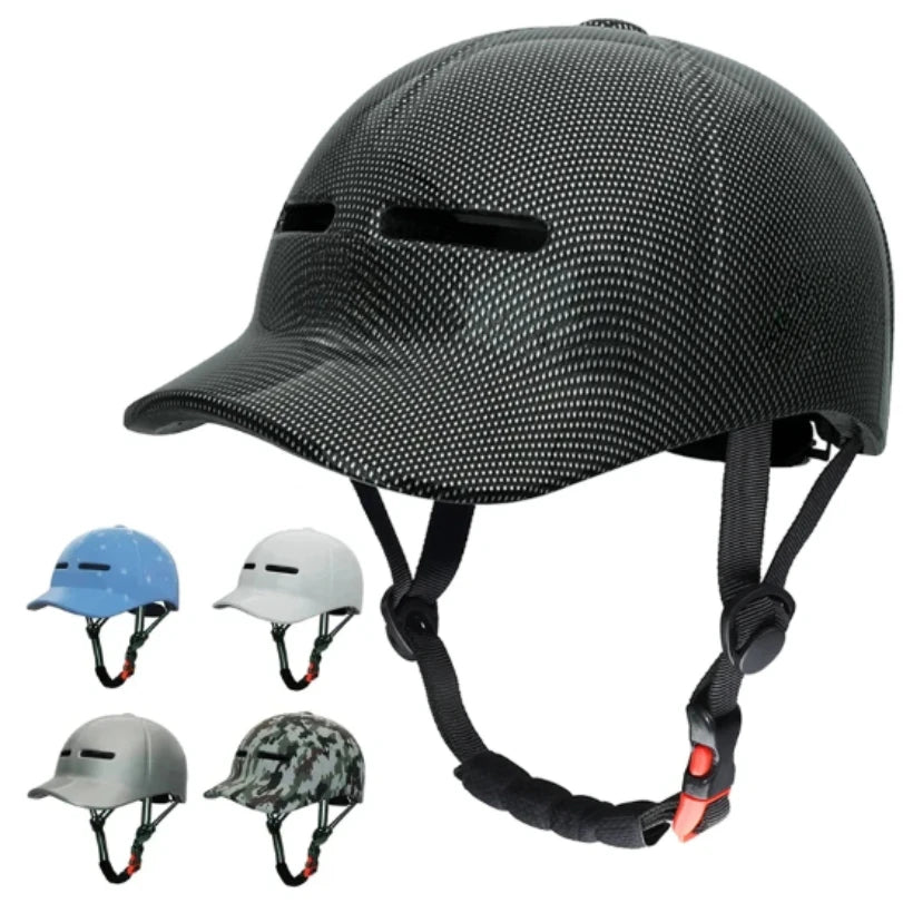 Ventilated Moto-Style Bike Helmet - Certification for E-Bicycle and Scooter & Urban Commuting
