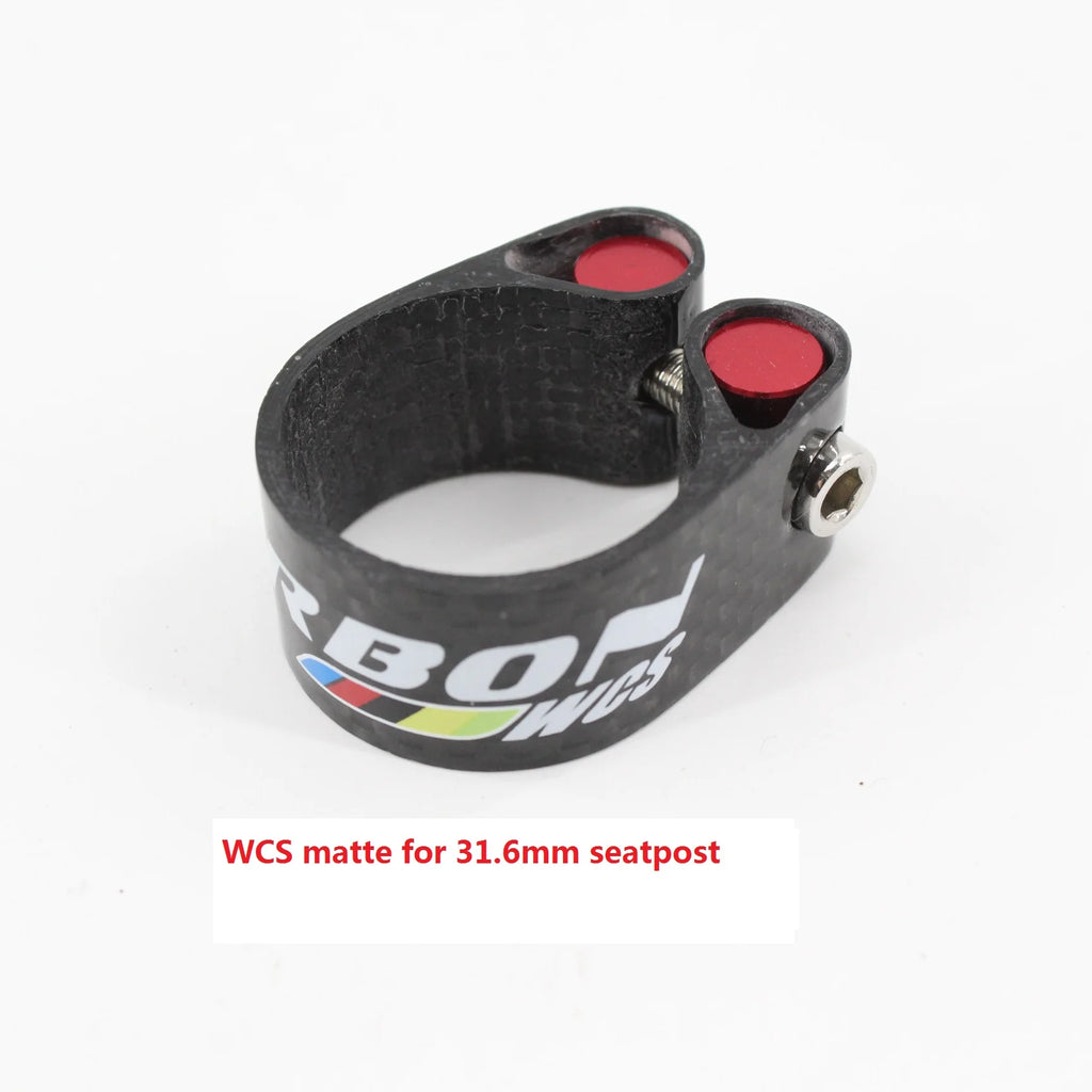 EC90 Full Carbon Fiber MTB Cycling Seatpost Clamp, Road Bicycle Post Seat Clip, 27.2mm, 30.8mm, 31.6mm, New