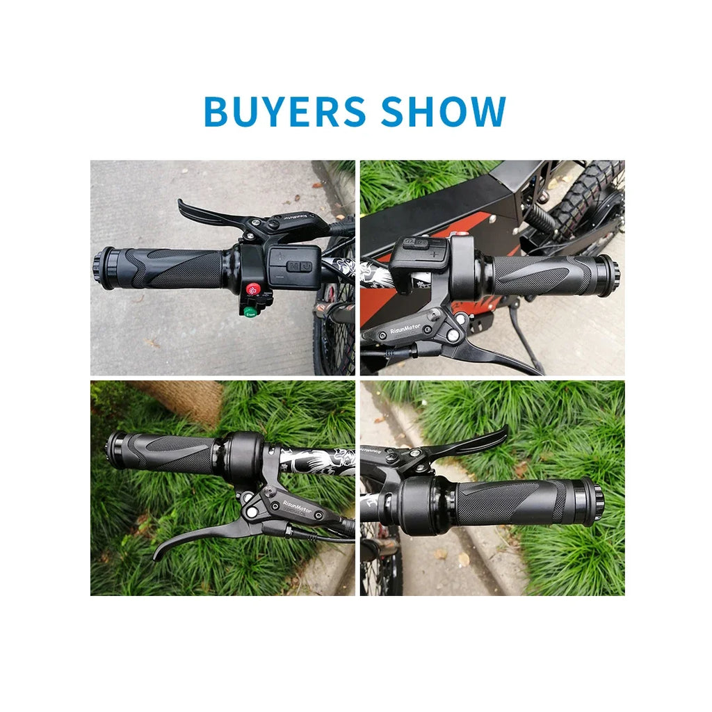 Electric Bike Throttle Grip 24V 36V 48V Waterproof Connector E Bike Twist Throttle for Bafang Motor Electric Bicycle Accessories