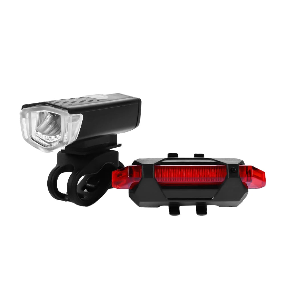 USB Rechargeable Mountain Bike Headlight Super Bright Night Riding MTB Bicycle Front Light Cycling Safety Equipment