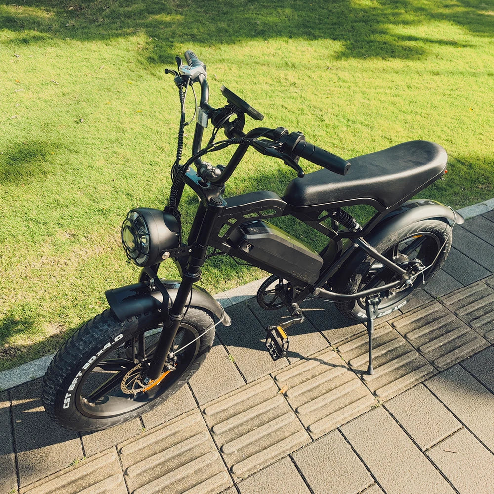 YTYIN V20 Fat Tire Electric Bike In EU USA Warehouse 48v Fat Tire E-bike 25km/h Fat Tire Electric Bicycles For Adults