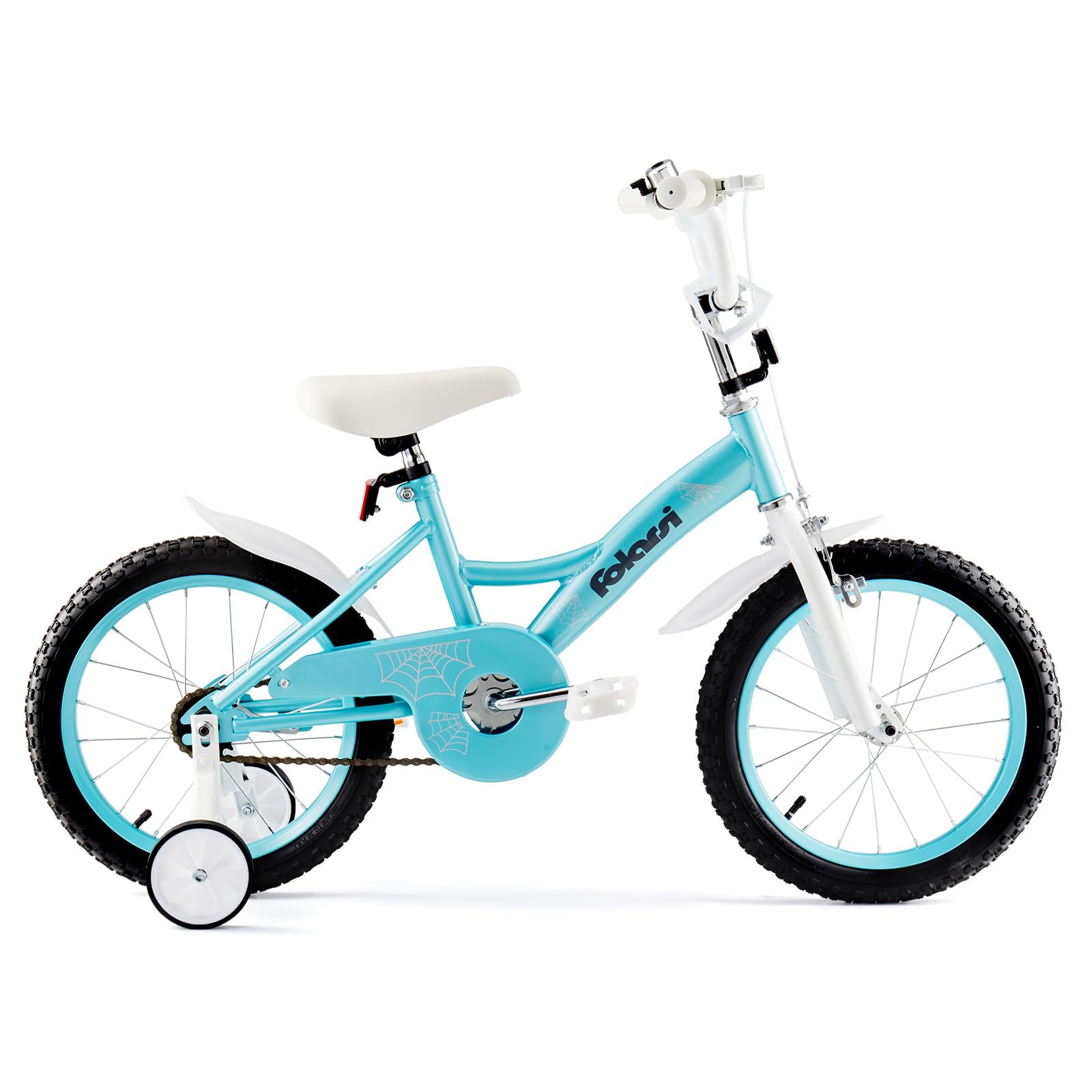 Folarsi Kids Bike 14 16 18 Inch Bicycle for 3-9 Years Boys Girls Bike，Childrens Bicycle with Bell Training Wheels Multiple Colors