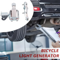 ZIZI New Bicycle Light Generator 12V 6W Dynamo Motorized Friction Head Rear Light Kit