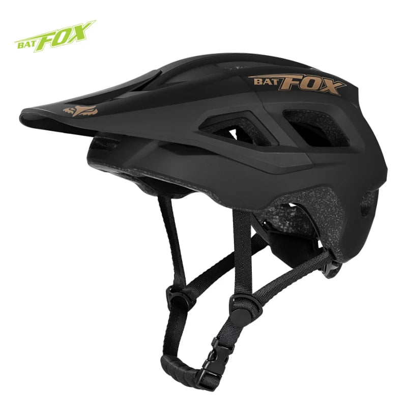 BATFOX Mountain Bike Helmet Can install a sports camera Electric Cycling Gear Safety Cap Men Women bat fox MTB Bicycle Helmets