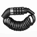 Durable Helmet Lock Mini 4 - Digit Password Lock Steel Cable Secure Bike Helmet Portable Anti - Theft Motorcycle Accessories