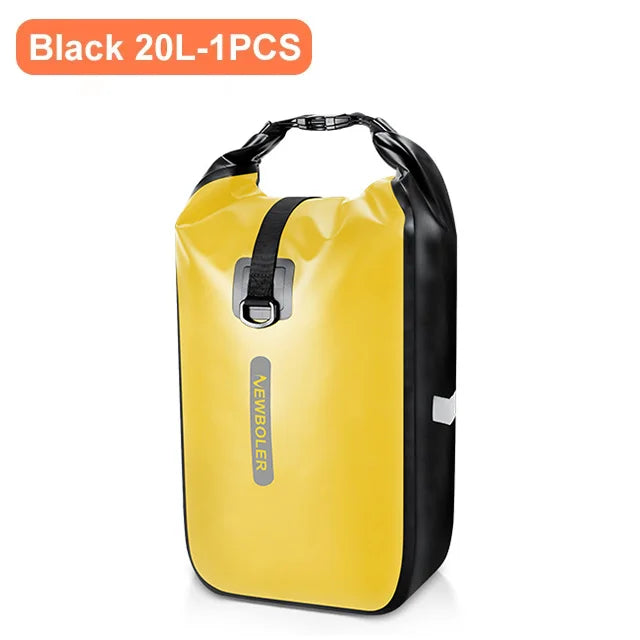 NEWBOLER 10L 20L Waterproof Cycling Bicycle Front Fork Bag Quick Release Bike Rear Seat Trunk Bag Bike Bag Bicycle Accessories