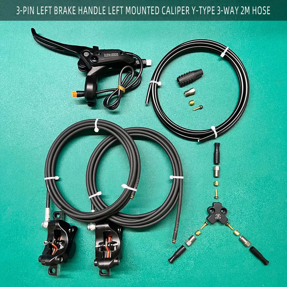 NFOX GT03 Electric Tricycle Dual Hydraulic Brake Riding Accessories GT07N Brake Handle Caliper Fixing Device System Accessories