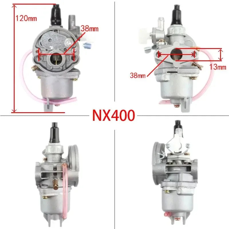 43cc 47cc 49cc 2-Stroke Carburetor with Steel Air Filter Inlet Pipe for Mini Moto ATV Pocket Bike