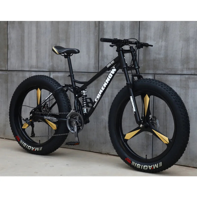 Popular New Beach Cruiser 26'' 4.0 New Design Mountain Type Fat Bike /snow Mountain Bike