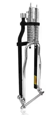 20x4.0 Double Springs Classic  Bicycle  Springer Fork Retro for 20" E Bikes Lowrider Fork Part Accessory Component
