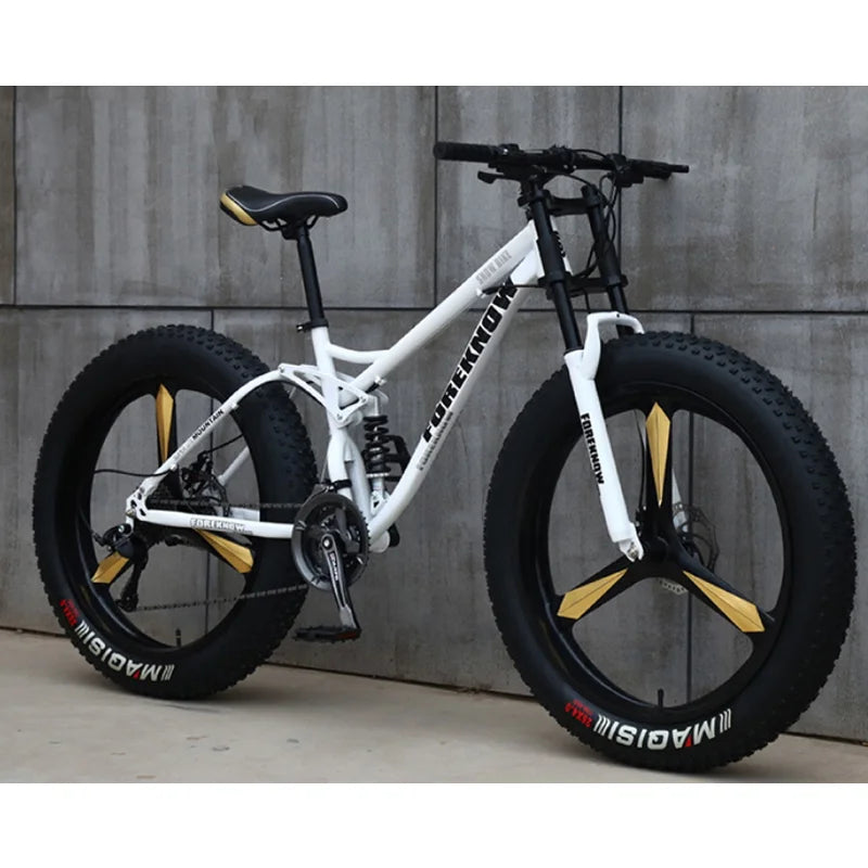 Popular New Beach Cruiser 26'' 4.0 New Design Mountain Type Fat Bike /snow Mountain Bike
