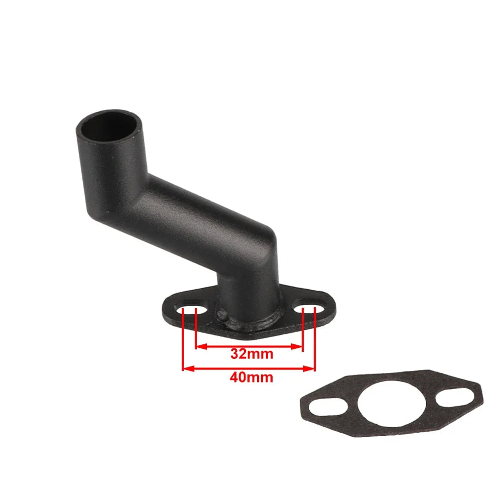32mm/40mm Carburetor Intake Manifold W/Gasket For 49cc 60cc 66cc 80cc 2-Stroke Engine Motor Motorized Bicycle Bike Parts